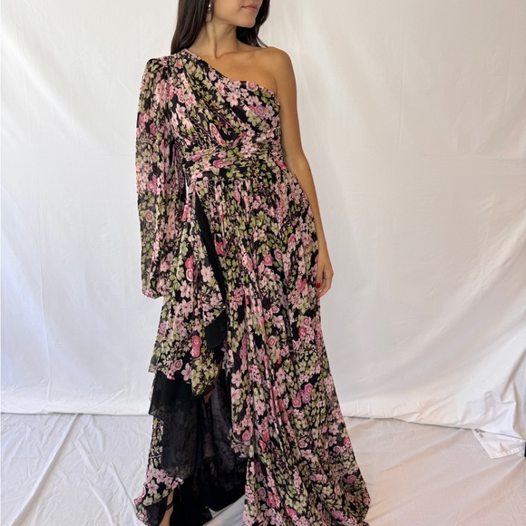 GIAMBATTISTA VALLI FLORAL RUNWAY DRESS - Picture 1 of 12